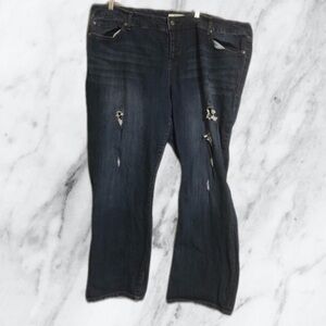 Torrid boot cut distressed 24R relaxed